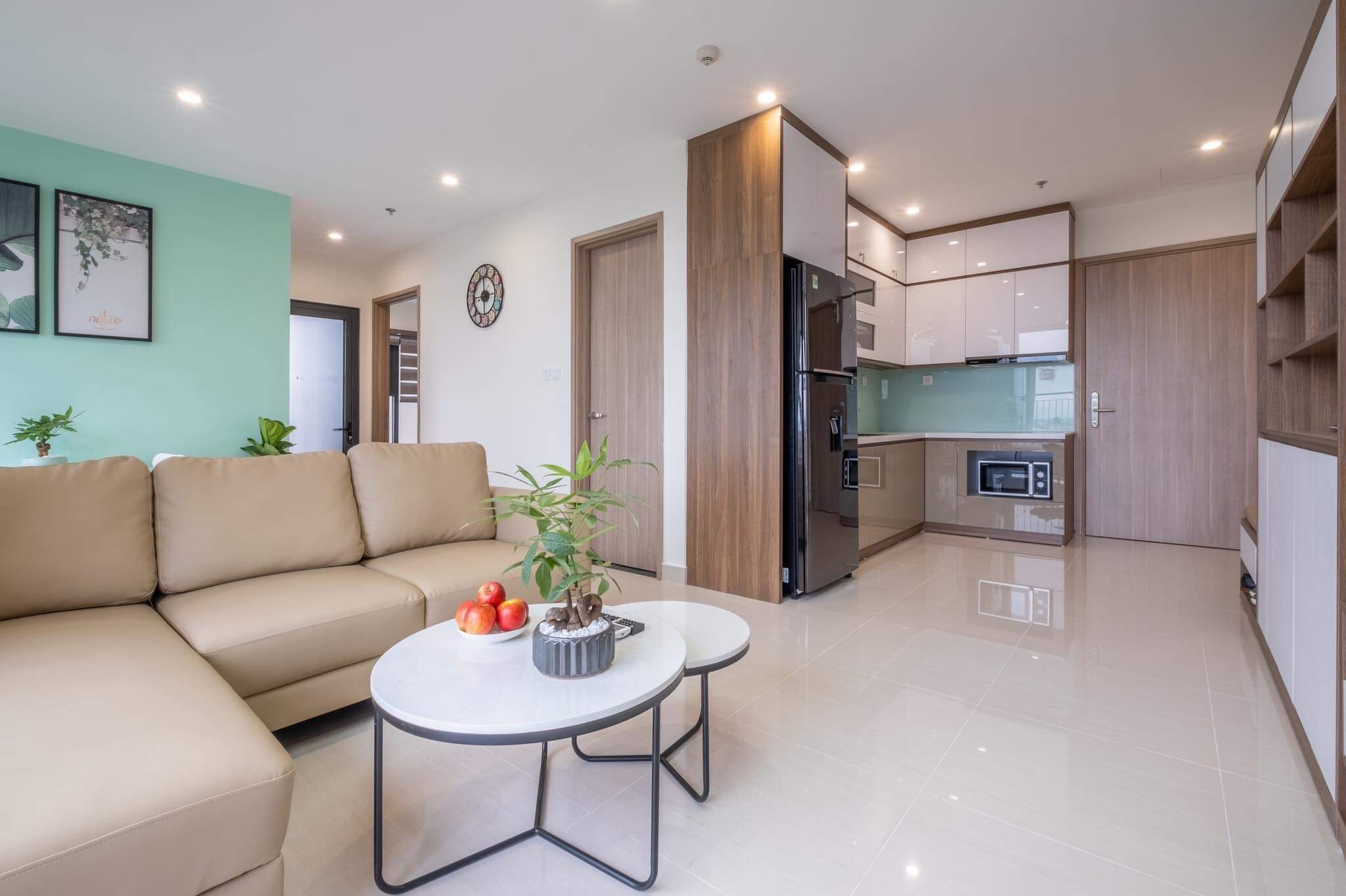 Cho thuê căn hộ 2 ngủ 2 vệ sinh view trực diện đại học Vin Uni hướng đông Nam thoáng mát 2