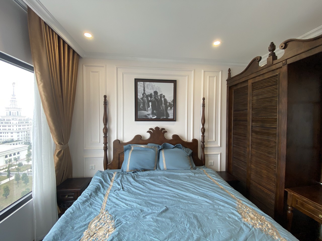 Cho thuê căn hộ 2 ngủ full đồ view VinUni chung cư Vinhomes Ocean Park 6
