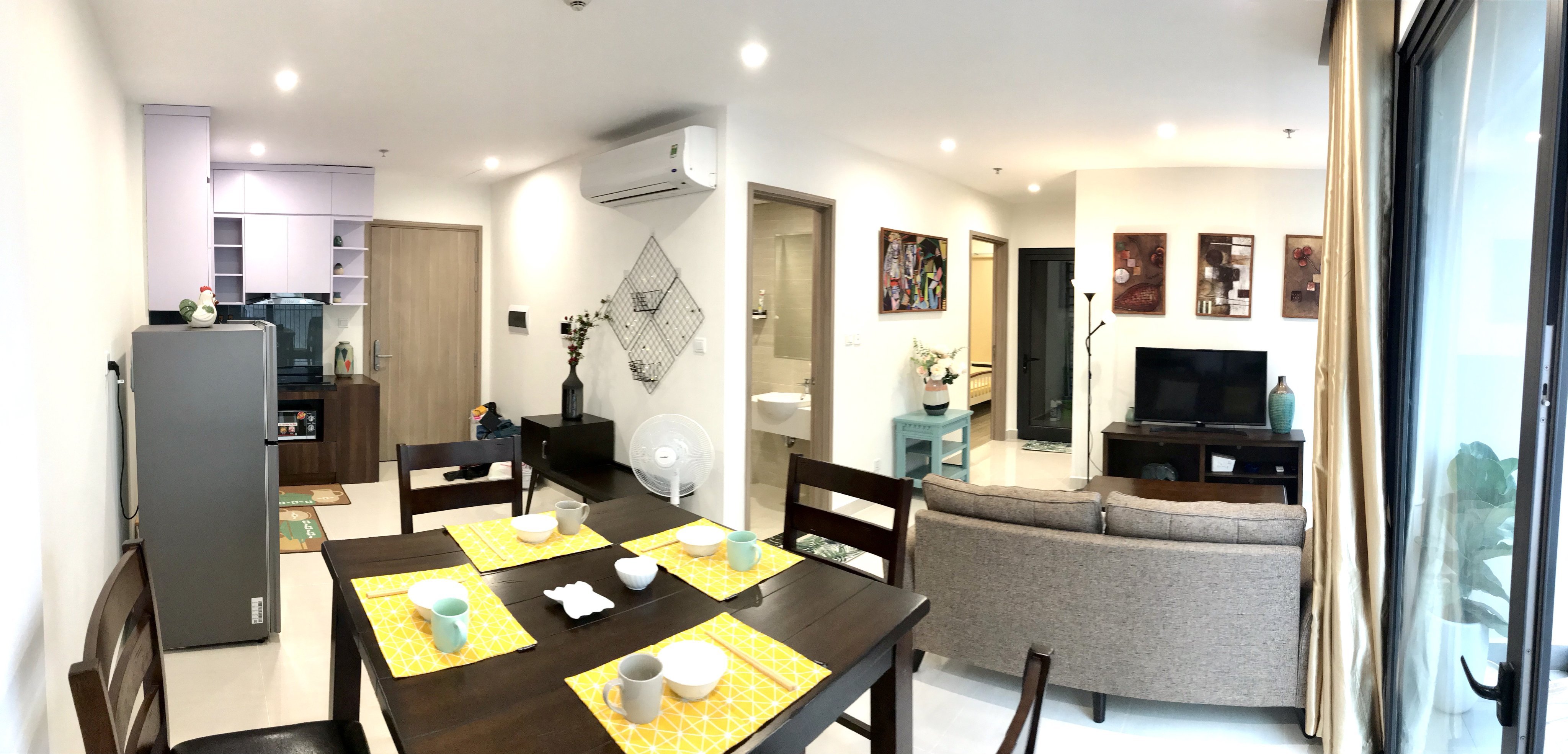 Cho thuê căn hộ 2 ngủ tầng cao full đồ tòa S2.18 Vinhomes Ocean Park 2