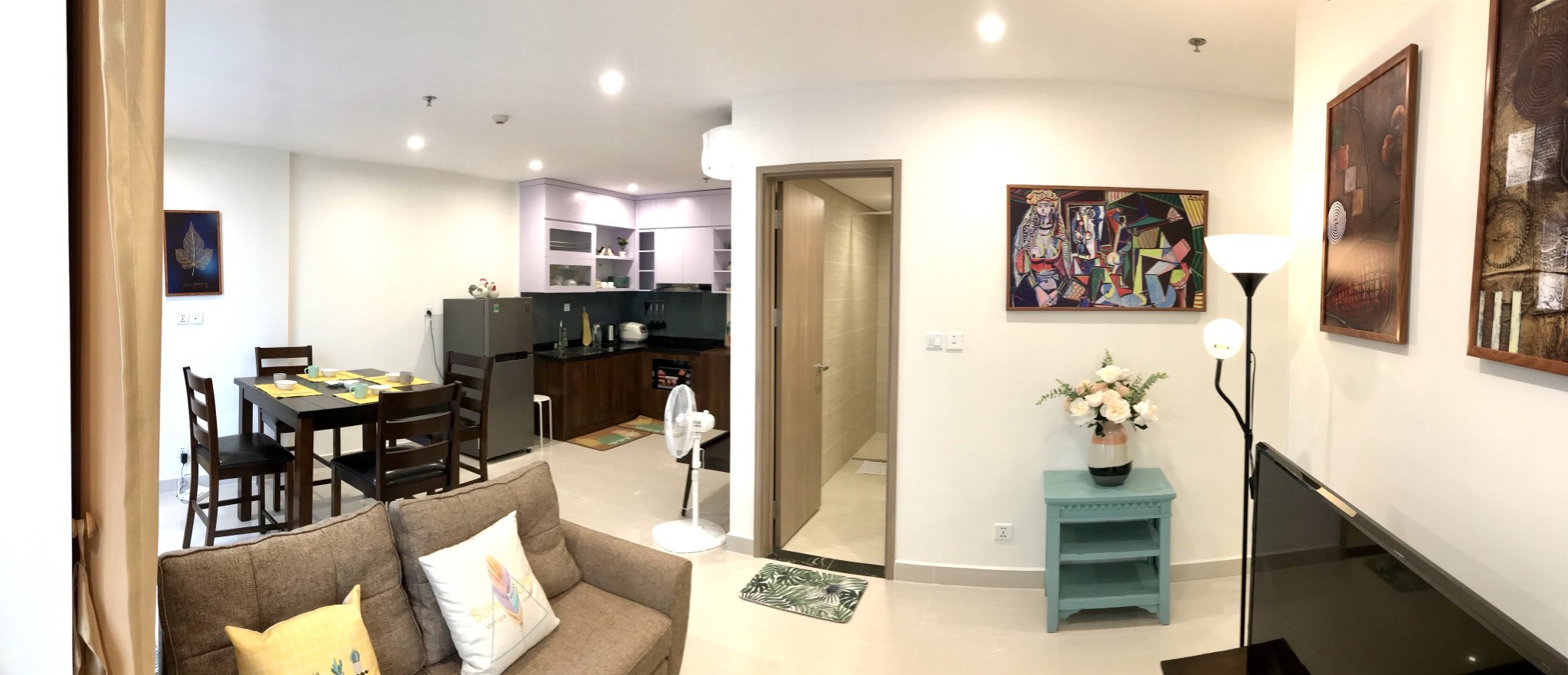 Cho thuê căn hộ 2 ngủ tầng cao full đồ tòa S2.18 Vinhomes Ocean Park 3