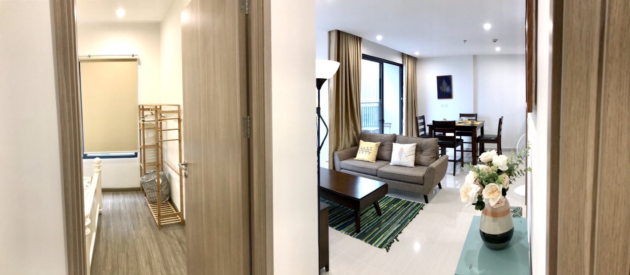 Cho thuê căn hộ 2 ngủ tầng cao full đồ tòa S2.18 Vinhomes Ocean Park 4