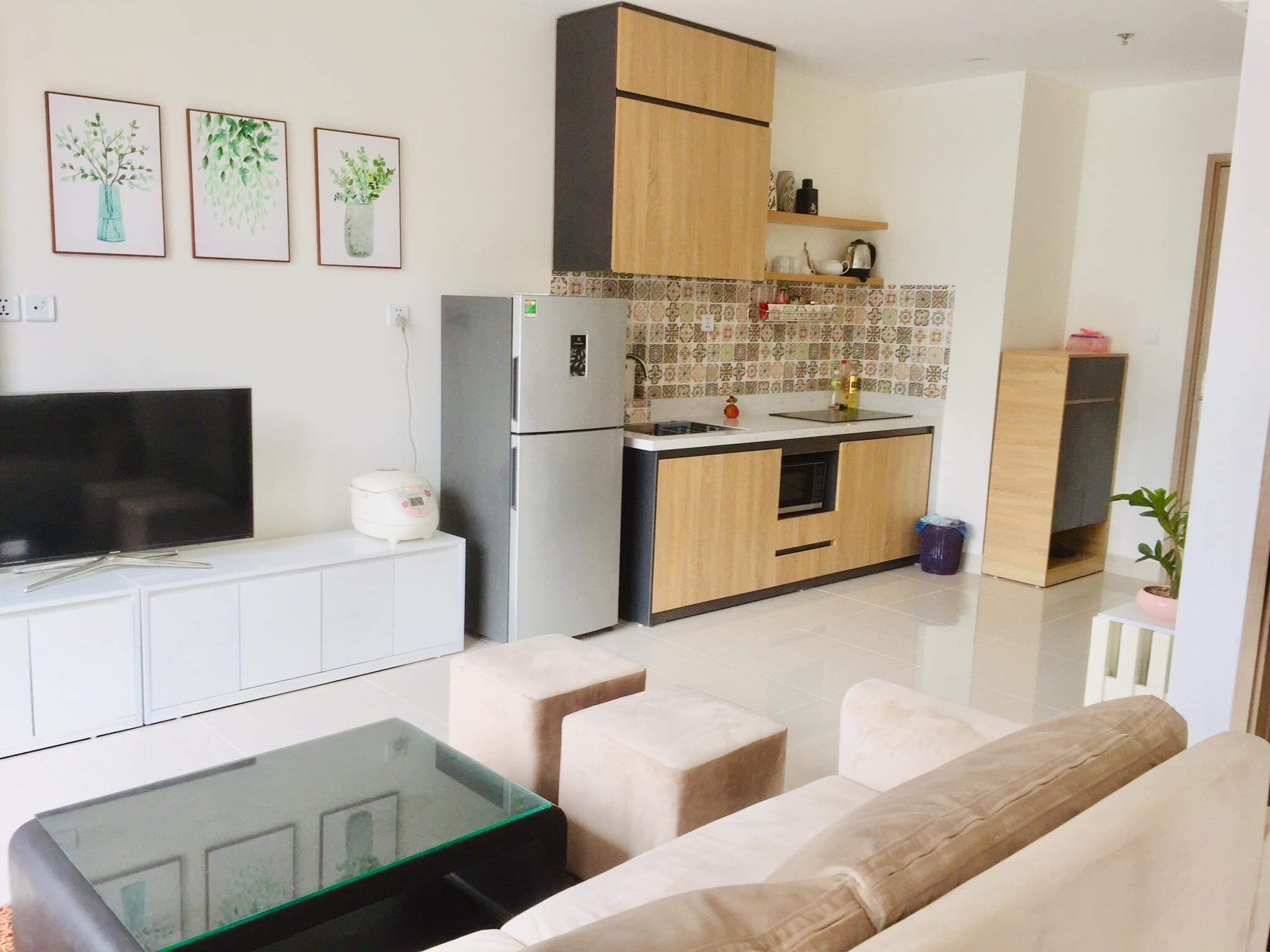 Cho thuê căn hộ chung cư 2 ngủ 2 wc đầy đủ đồ toà s2.11 Vinhomes Ocean Park. 2