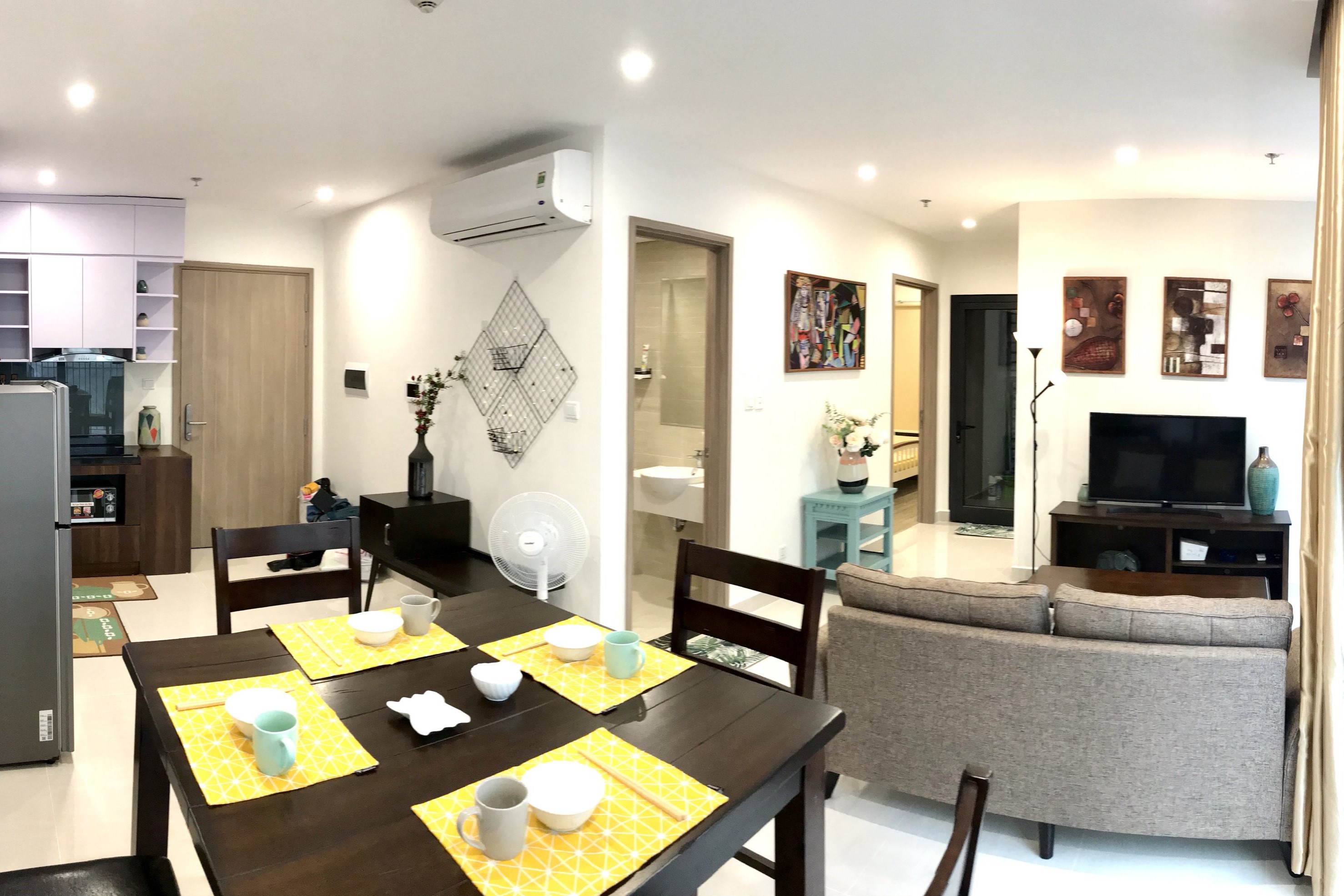 Cho thuê căn hộ chung cư 2 ngủ đủ đồ tại chung cư Vinhomes Ocean Park 6