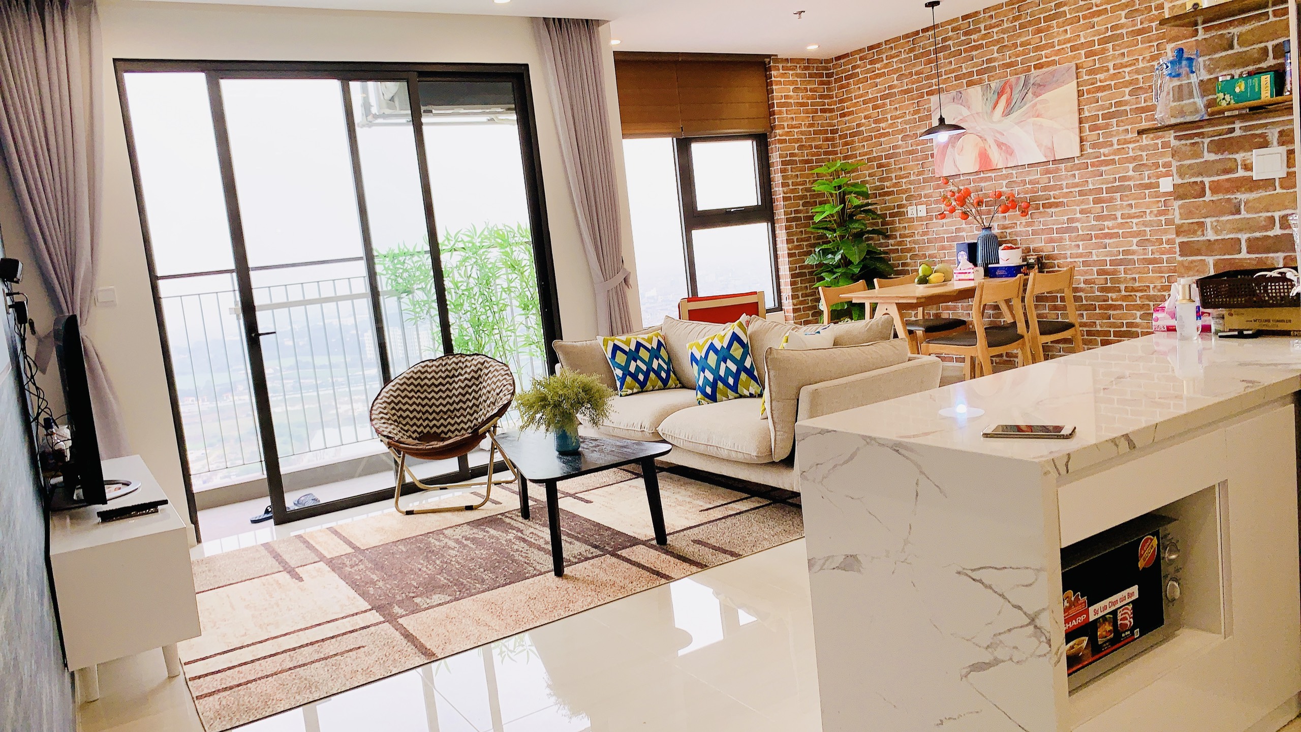 Cho thuê căn hộ tầng cao S1-08 Vinhomes Ocean Park giá 18 triệu bao phí 2