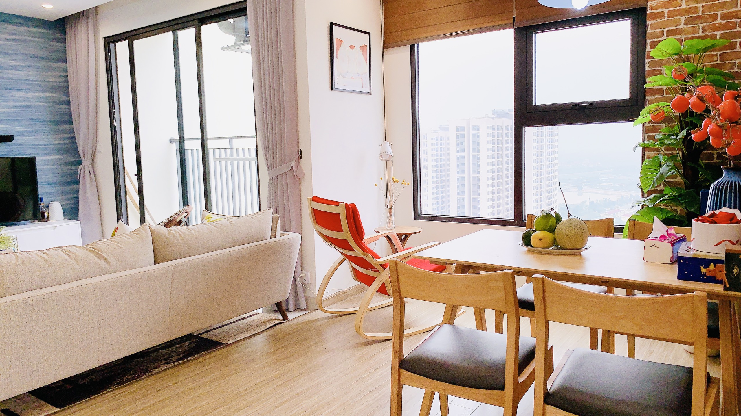 Cho thuê căn hộ tầng cao S1-08 Vinhomes Ocean Park giá 18 triệu bao phí 4