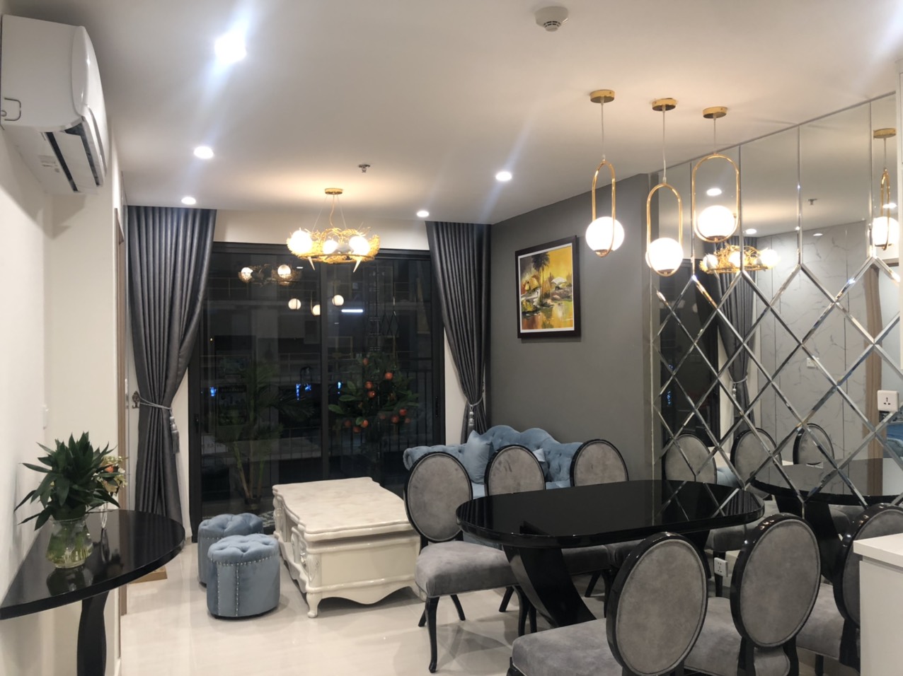 CHO THUÊ CĂN HỘ VINHOMES OCEAN PARK TÒA S2.18 63M2 FULL ĐỒ CAO CẤP 02 PHÒNG NGỦ, 02 PHÒNG TẮM VIEW VINUNIVERSITY 7