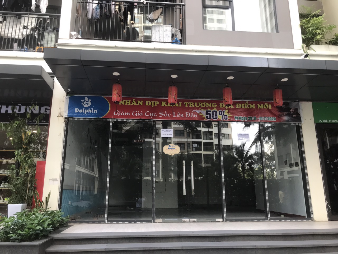 Cho thuê shophouse khối đế chung cư Vinhomes Ocean Park 1, khu S - DT: 60m2 1