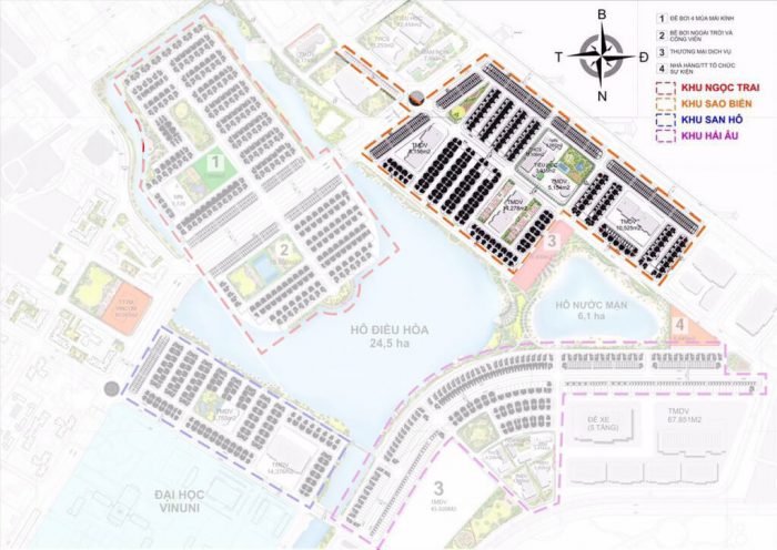 Cần bán biệt thự Sao Biển 142m2 hướng đông nam tại Vinhomes Ocean Park
