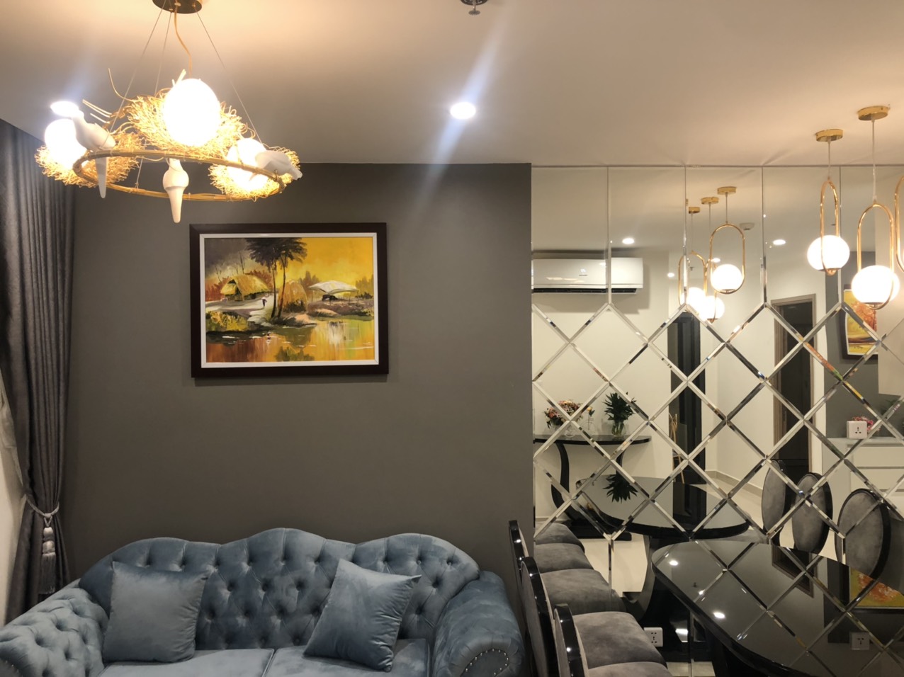 CHO THUÊ CĂN HỘ VINHOMES OCEAN PARK TÒA S2.18 63M2 FULL ĐỒ CAO CẤP 02 PHÒNG NGỦ, 02 PHÒNG TẮM VIEW VIN UNIVERSITY