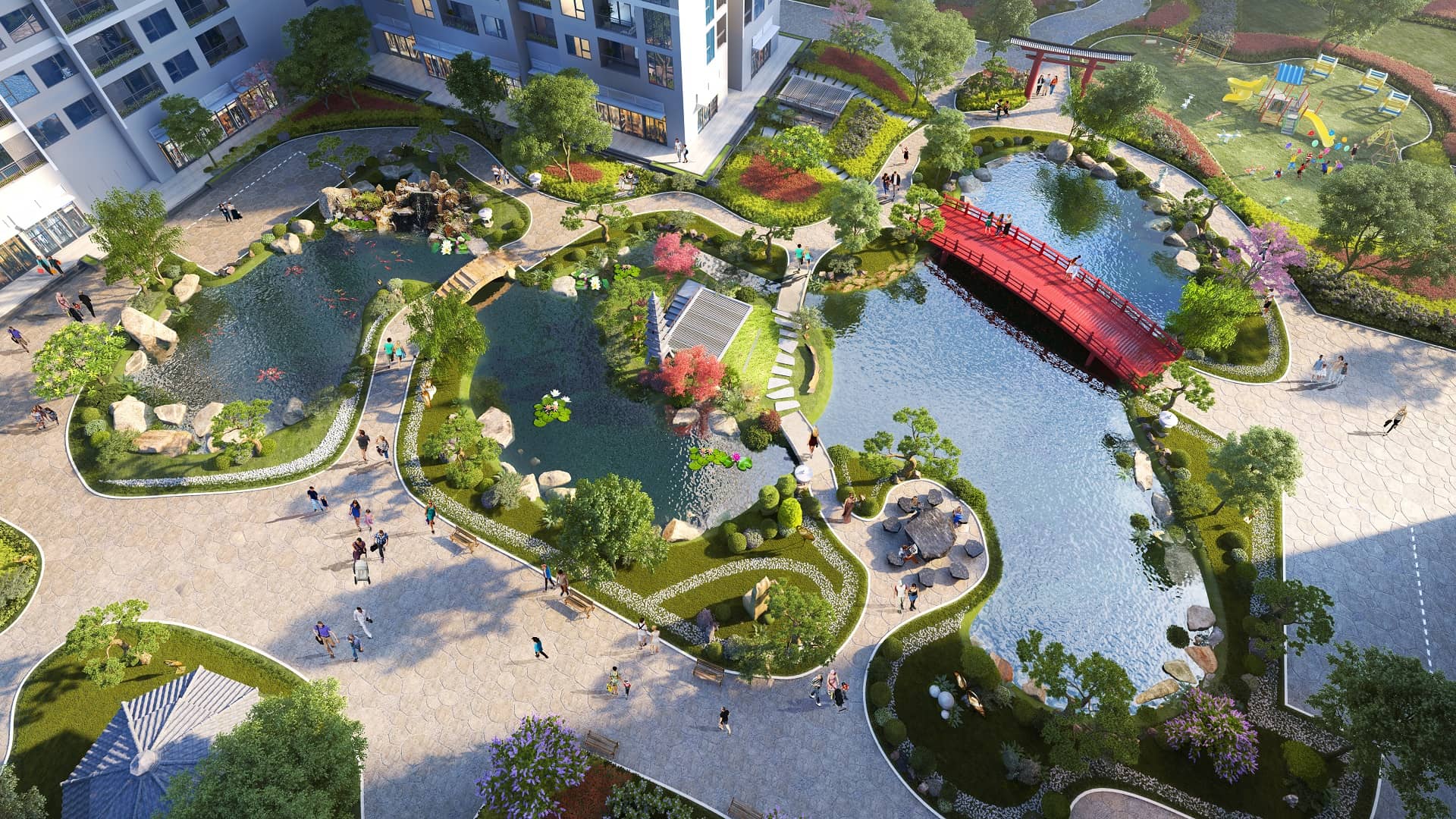 Hệ thống tiện ích The Zenpark Vinhomes Ocean Park