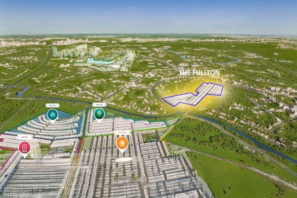 Vị trí The Fullton CapitaLand Ocean Park 3 Hưng Yên