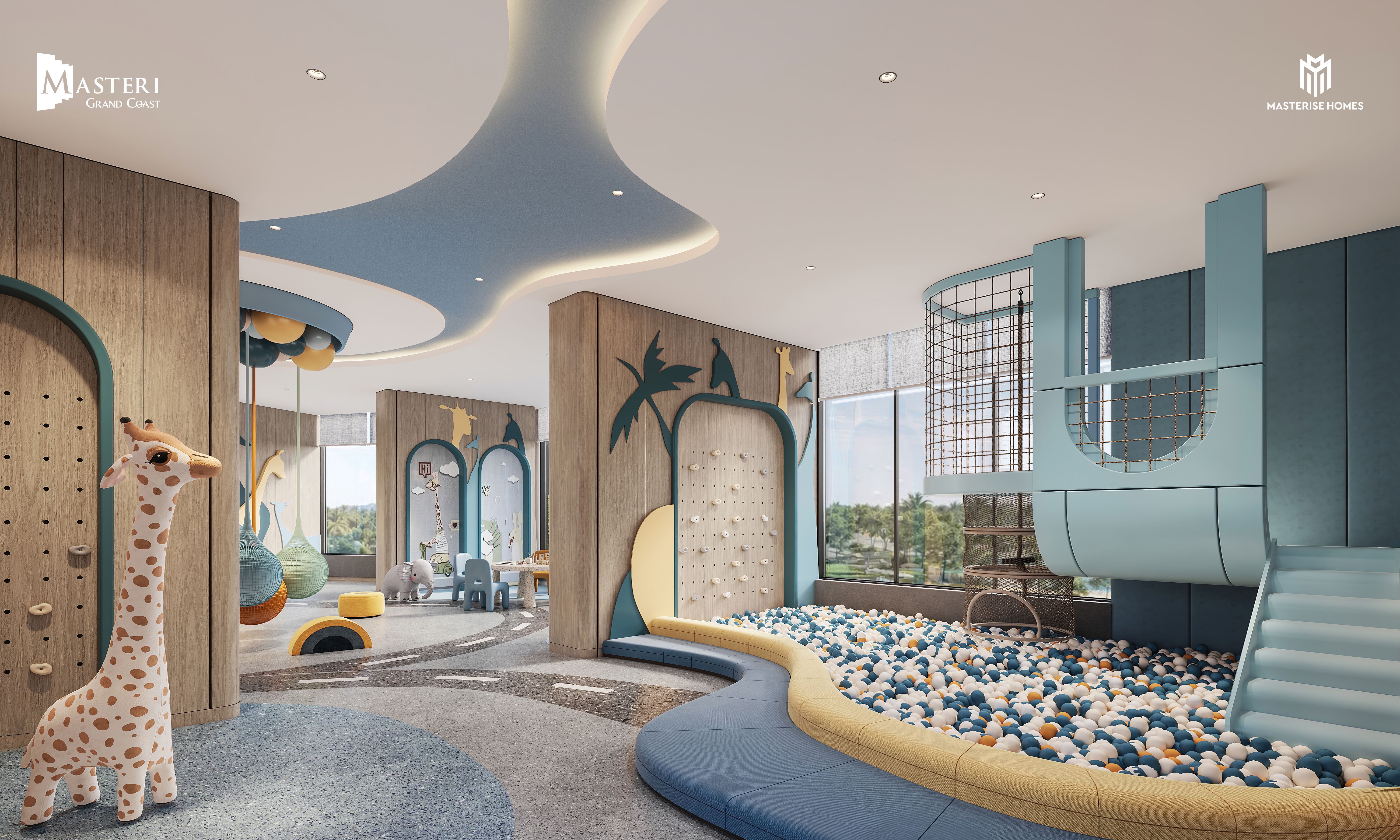 Thiết kế Masteri Grand Coast và ngôn ngữ kiến trúc vị lai phủ kính Low-E tại khu Đông