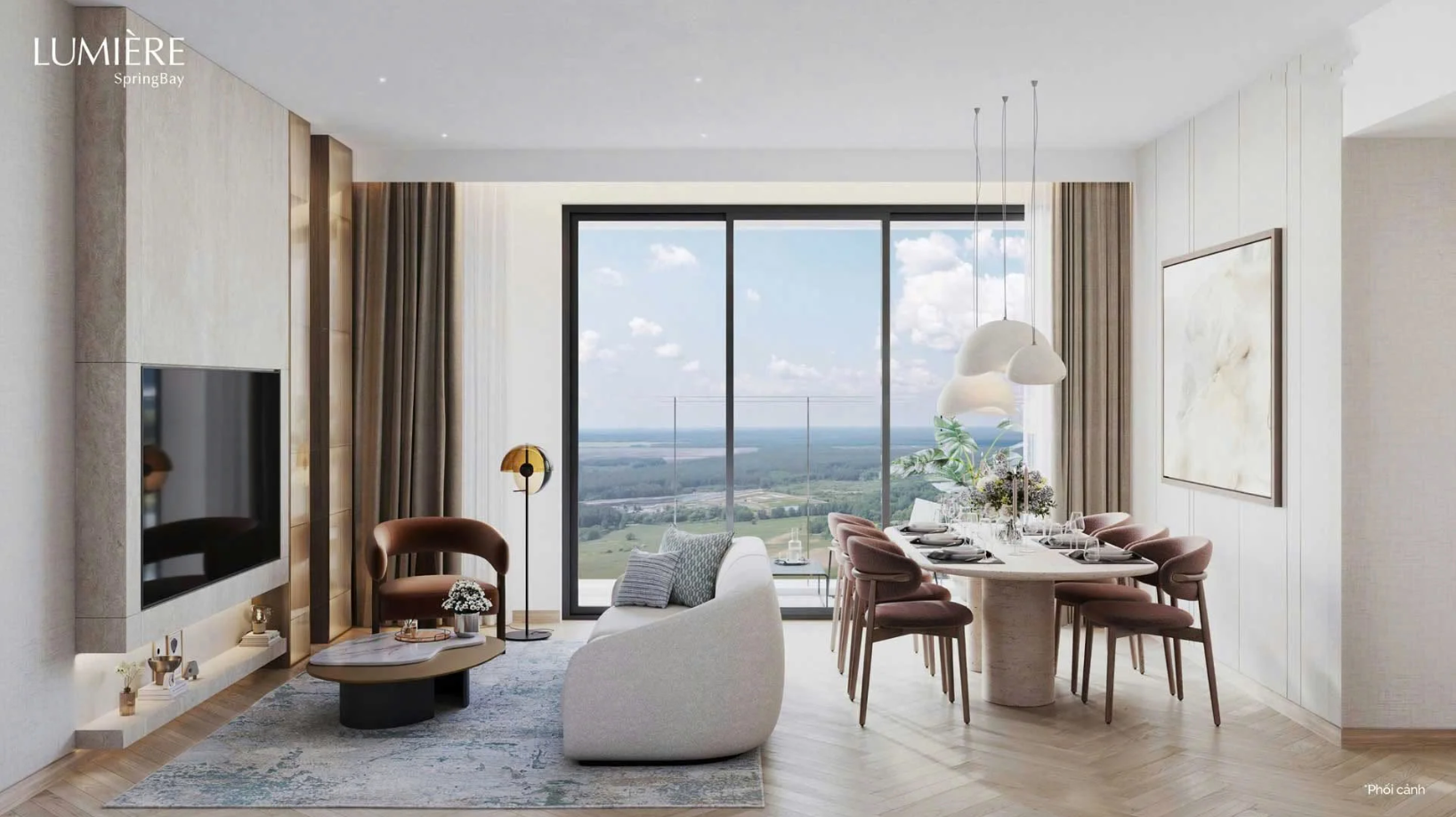 Nhà mẫu Lumiere Springbay Ocean Park 2 và trải nghiệm trực quan không gian sống hàng hiệu phía Đông