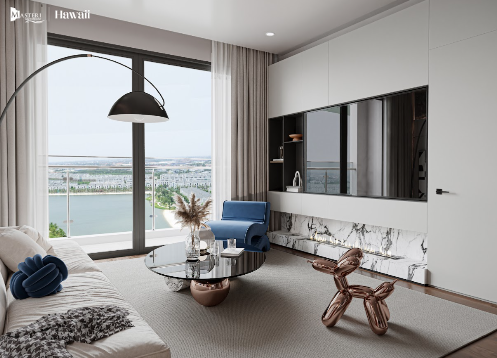 Bán căn hộ chung cư diện tích 75m2/3PN hướng Đông Nam view nội khu tòa H2 Masteri Waterfront Ocean Park Gia Lâm