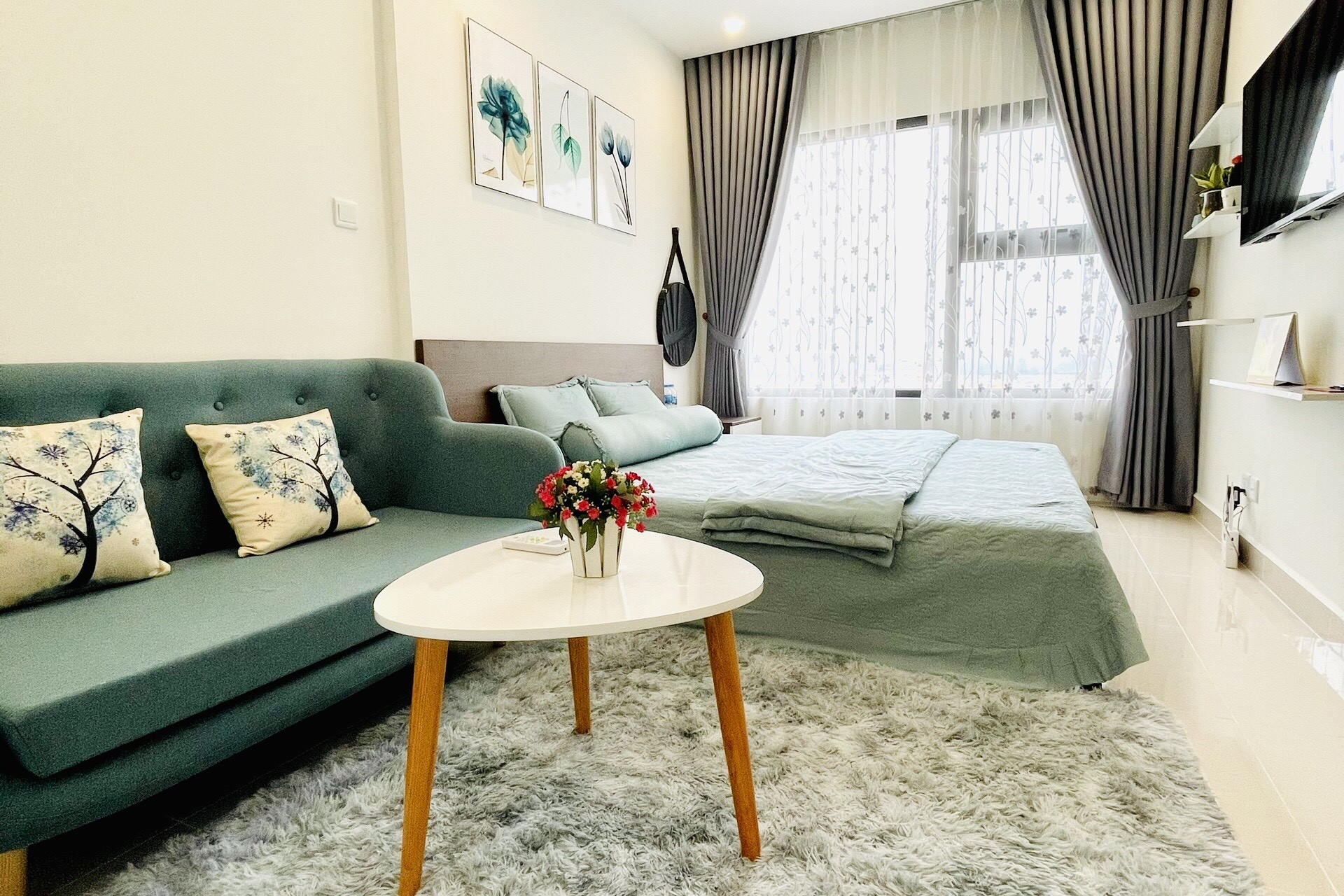 Bán căn hộ Studio Vinhomes Ocean Park 30m2 View đẹp nhìn nội khu Đầy đủ đồ