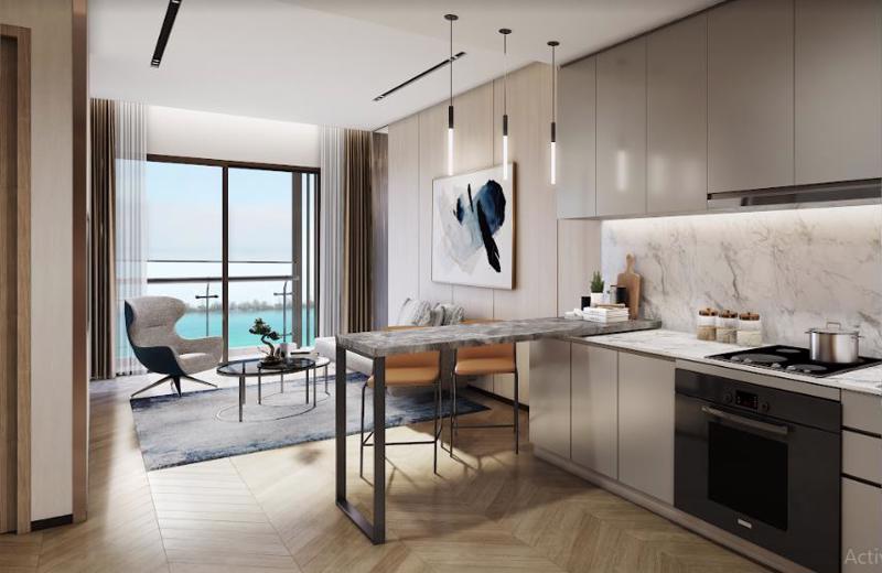 Bán căn Studio 1 phòng ngủ Masteri Waterfront tòa H1 Hawaii - 32m2 view ra hồ Ngọc Trai