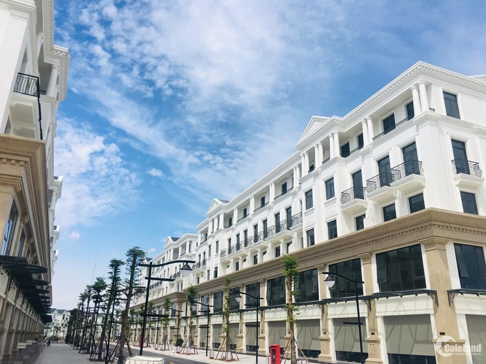 Bán shophouse Hải Âu Vinhomes Ocean Park - DT: 78m2 x 4 tầng - MT: 9m