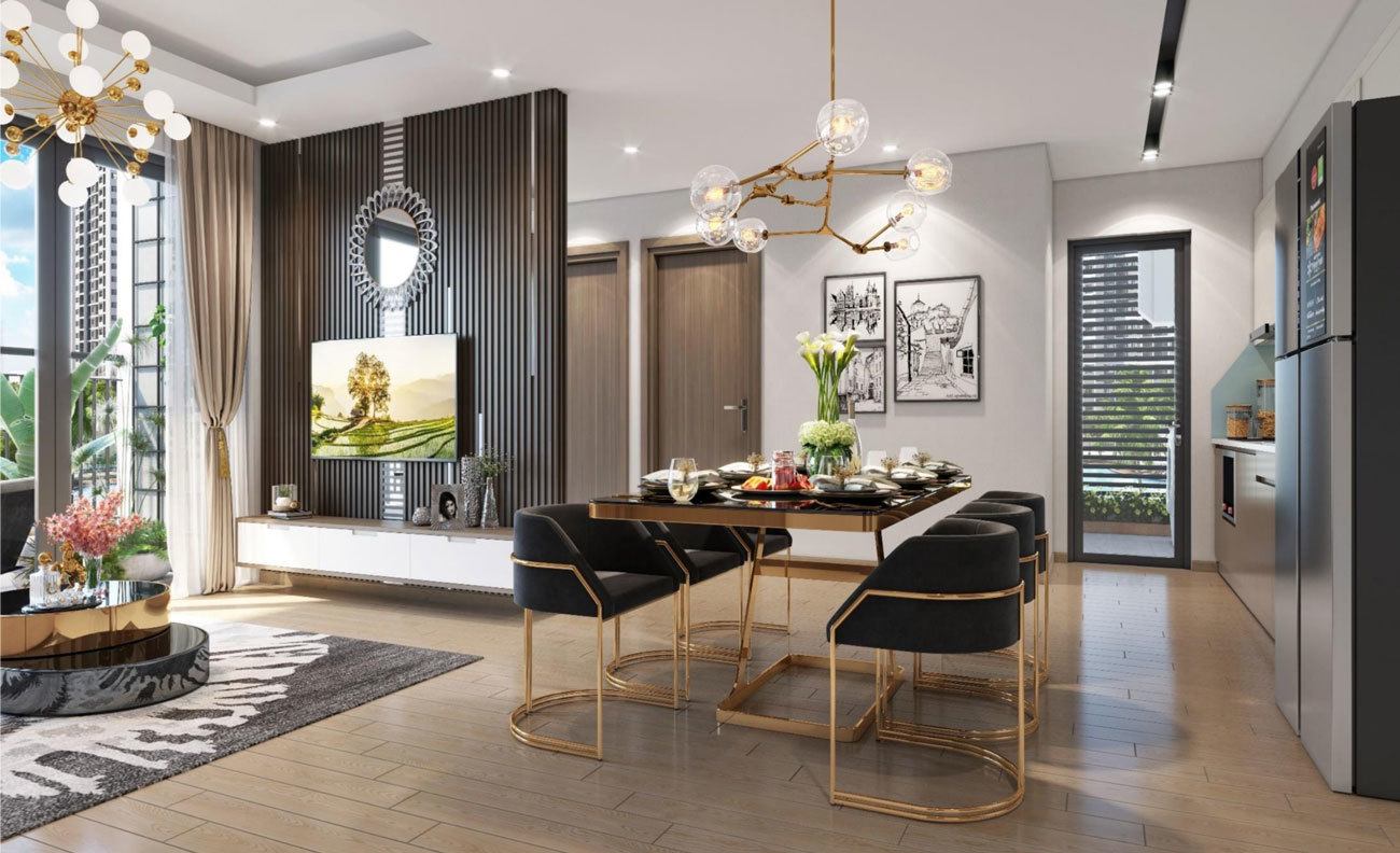 Cho thuê căn hộ 2 ngủ, 75m2 phân khu Ruby Vinhomes Ocean Park 2 The Empire