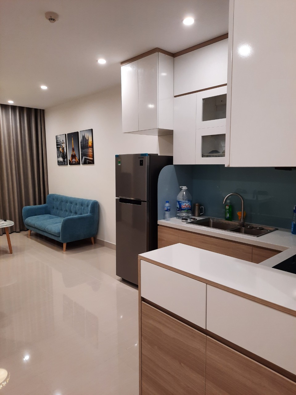 Cho Thuê Căn Hộ 2PN Vinhomes Ocean Park 63m2 Tòa R1 Tầng Trung Full Nội Thất