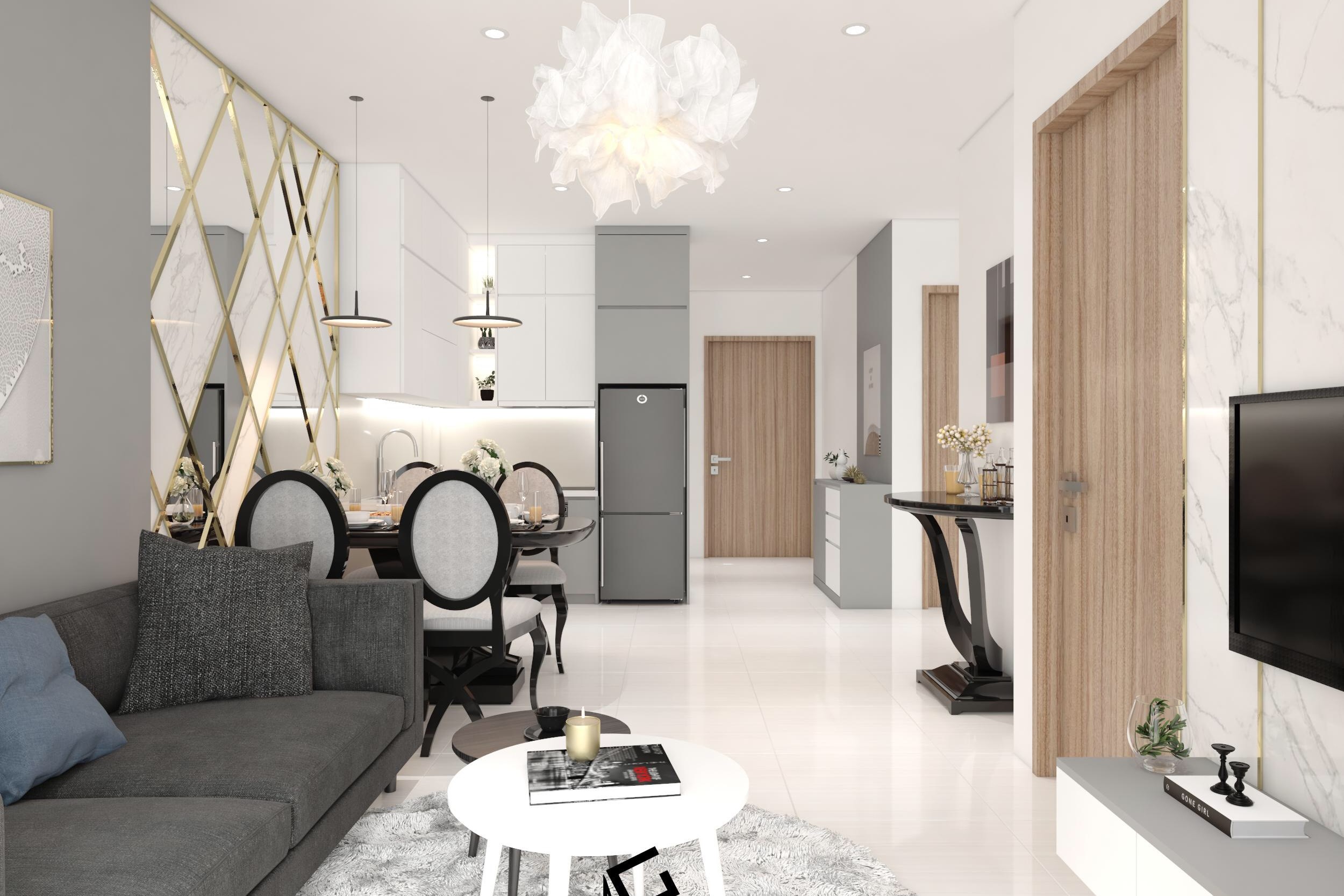 Cho thuê căn hộ phân khu Sapphire S2.11 căn 2 ngủ tại Vinhomes Ocean Park