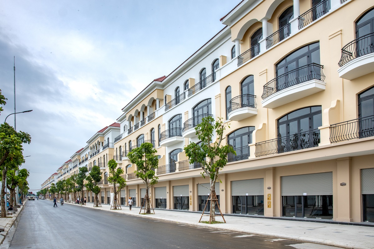 Cho thuê shophouse Hải Âu Vinhomes Ocean Park - DT: 120m2 - MT: 8m