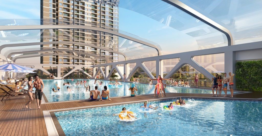 Biển hồ 4 mùa một trong những tiện ích nổi bật của Vinhomes Ocean Park 