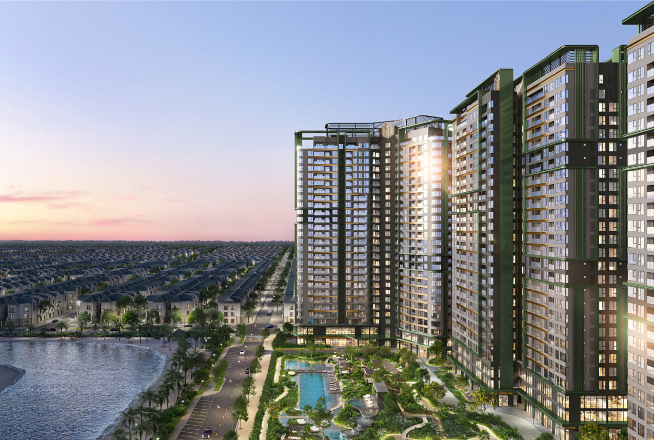 Các loại hình sản phẩm Lumiere Springbay Ocean Park 2 và không gian sống đa dạng tại trái tim biển hồ