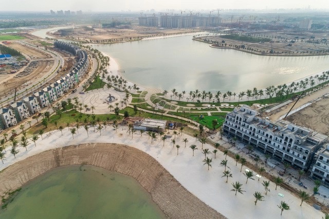 Hồ nước mặn Vinhomes Ocean Park