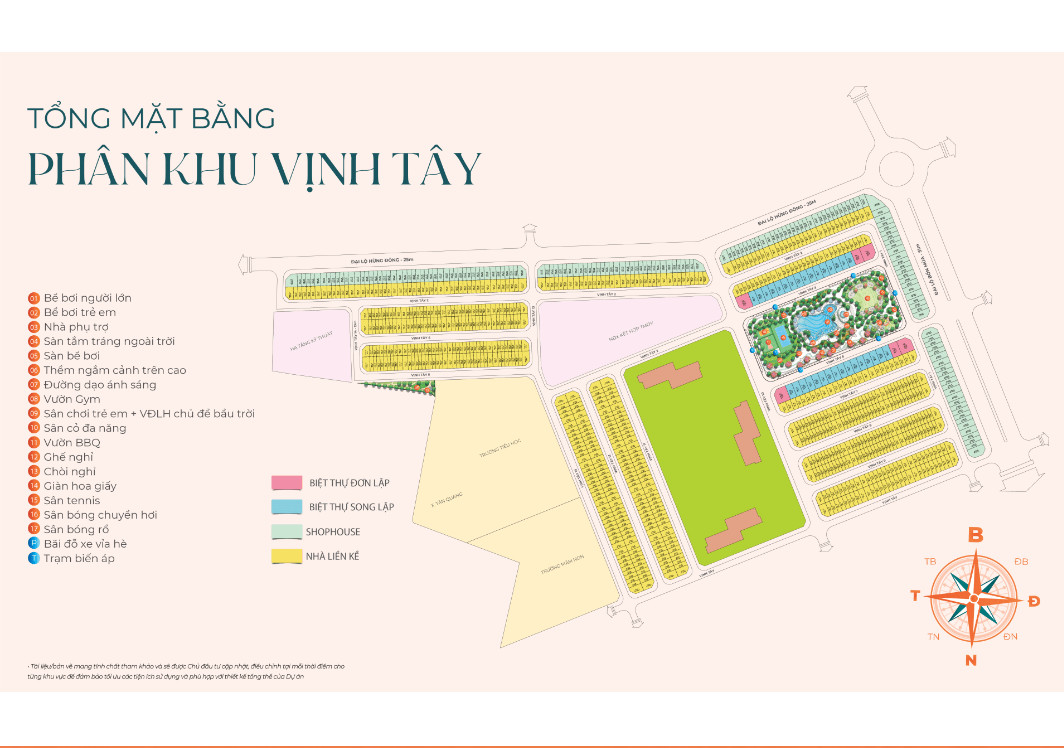 Tổng quan phân khu Vịnh Tây Vinhomes Ocean Park 3 