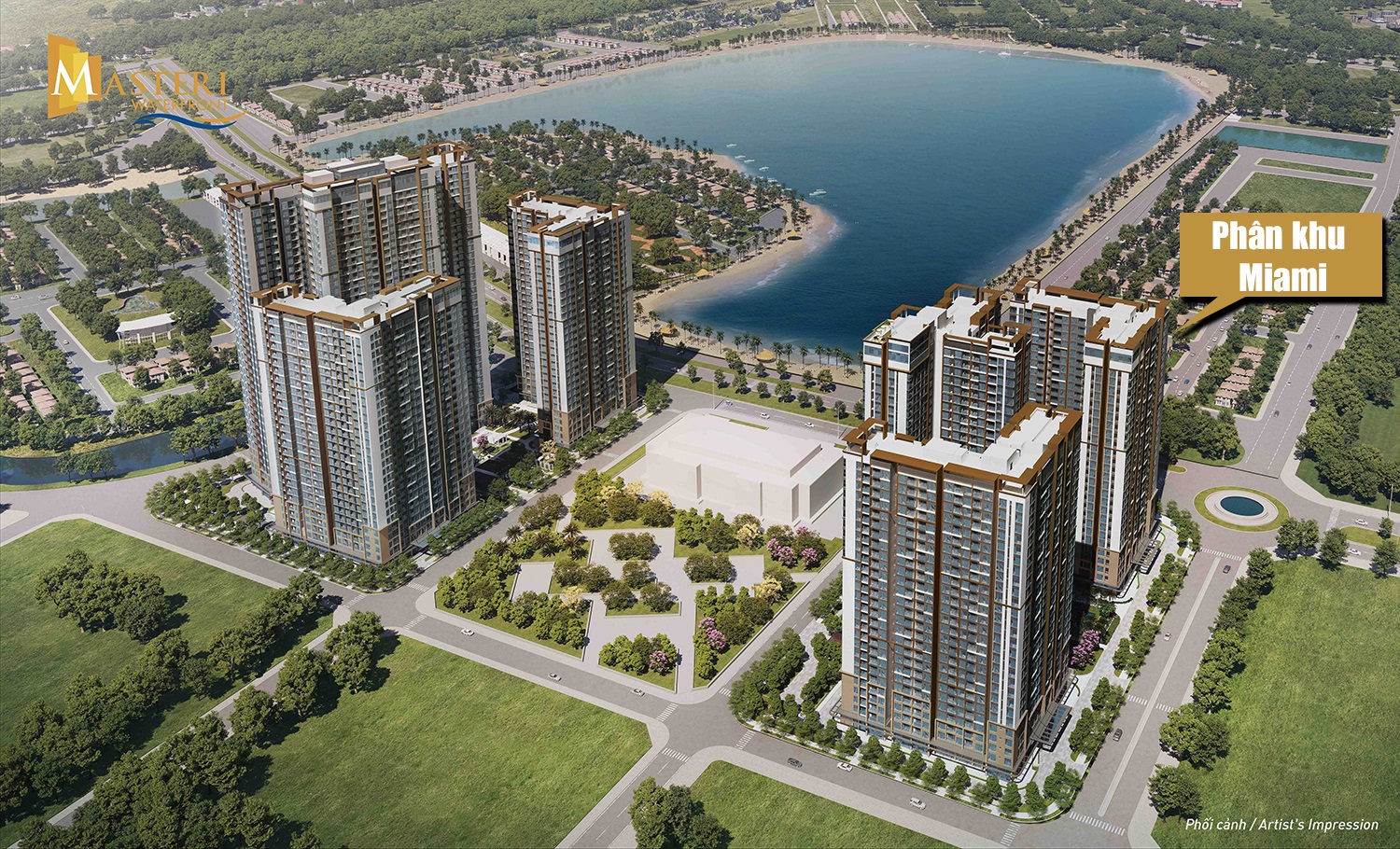 Tổng quan phân khu Miami Masteri Waterfront
