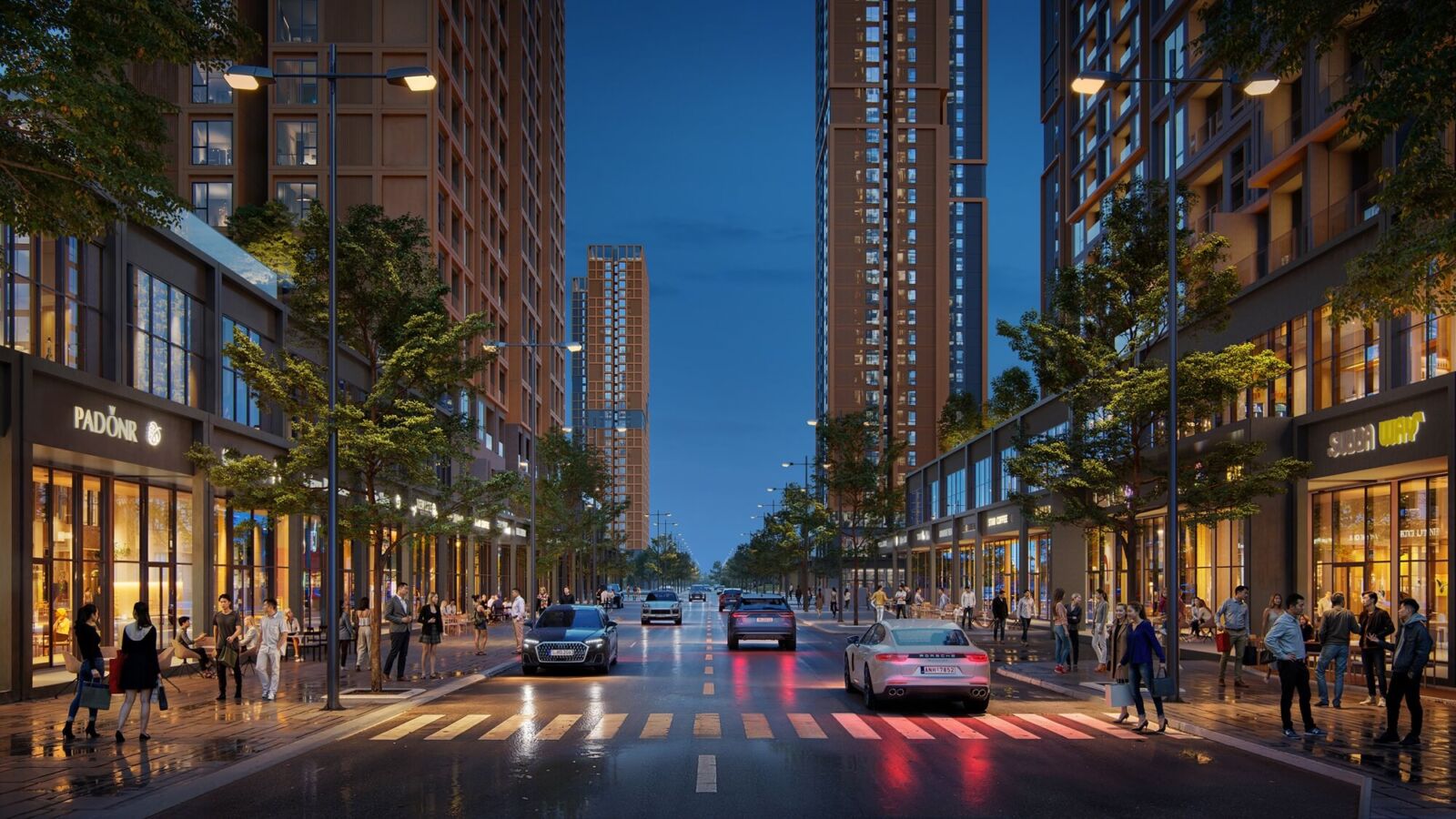 Đường đến The Parkland Imperia Ocean Park2 Hưng Yên