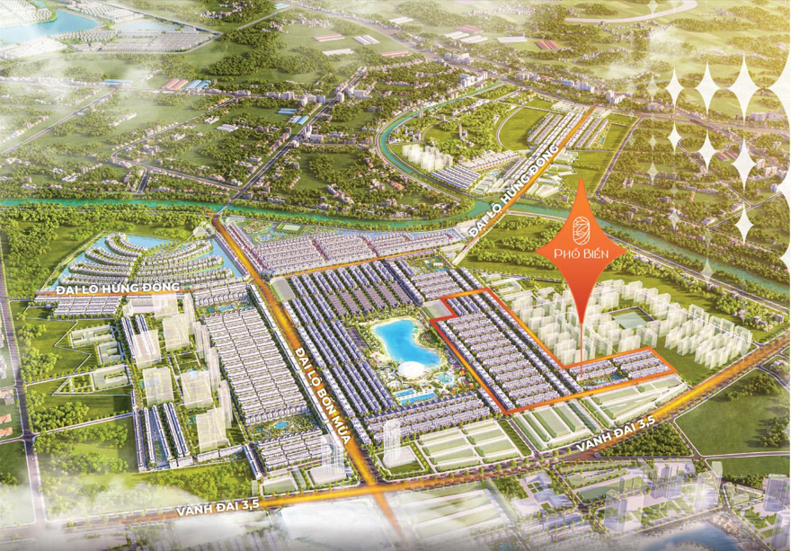 Vị trí phân khu Phố Biển Vinhomes Ocean Park 3