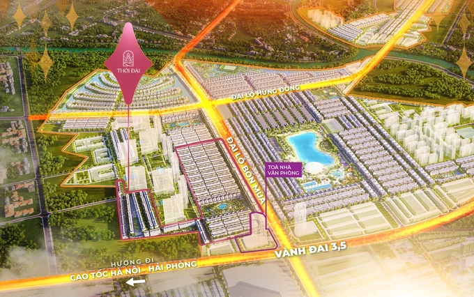 Phân khu Thời Đại Vinhomes Ocean Park 3 The Crown Hưng Yên