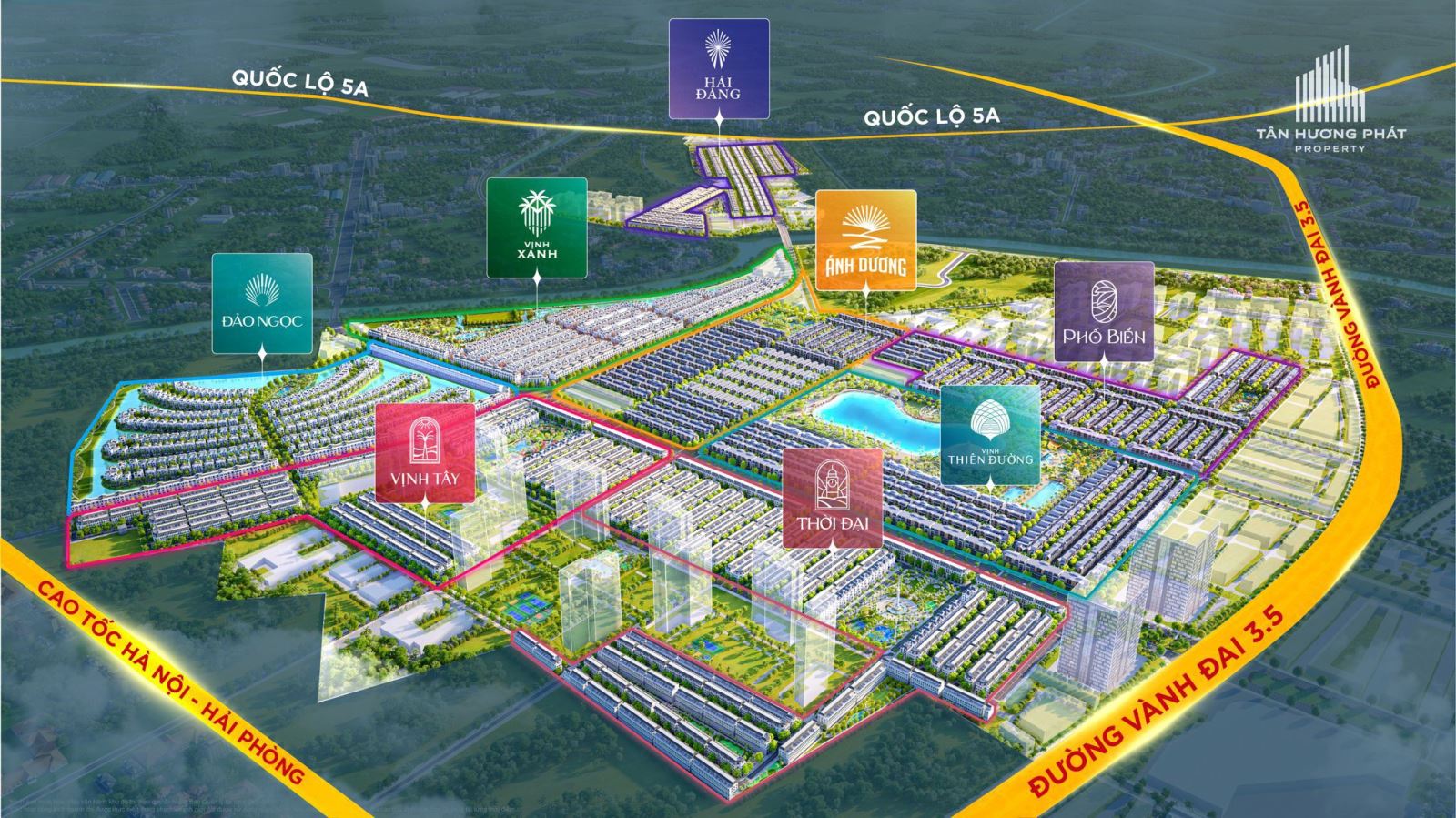phân khu Vịnh Xanh Vinhomes Ocean Park 3