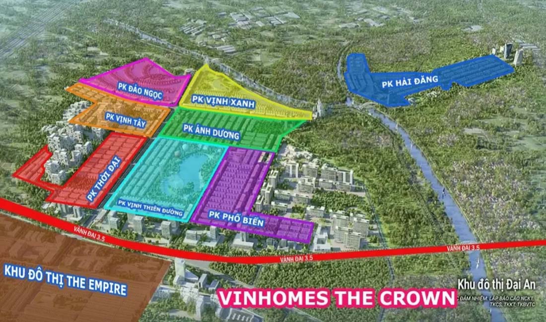 Vị trí Vinhomes Ocean Park 3